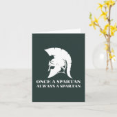 スパルタンの強い一度スパルタンは常にスパルタン カード (黄色い花)