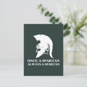 スパルタンの強い一度スパルタンは常にスパルタン ポストカード (スタンド正面)