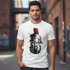 スパルタンの怒り: 戦いの術を極めろ Tシャツ