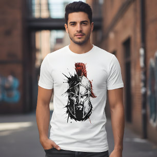 スパルタンの怒り: 戦いの術を極めろ Tシャツ