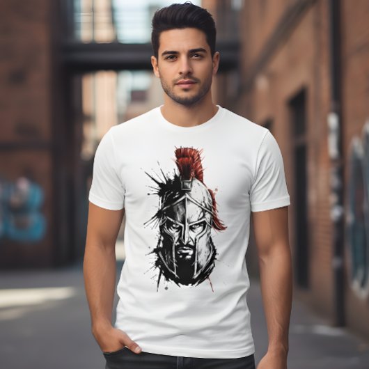 スパルタンの怒り: 戦いの術を極めろ Tシャツ