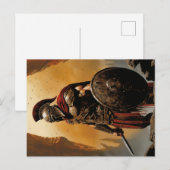 スパルタンの戦士 ポストカード (正面/裏面)