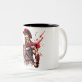 スパルタンの精神:恐れを知らない戦士マグ ツートーンマグカップ (正面右)