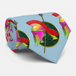 スパルタンの鎧と兜 ネクタイ