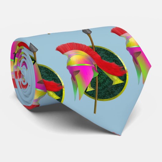 スパルタンの鎧と兜 ネクタイ (ロール)