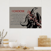 スパルタンやる気を起こさせるを選ぶ ポスター (キッチン)