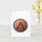 スパルタンシールドノートカード カード (黄色い花)