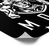 スパルタントレーニングモードフィットネスジムジムスパルタボディビルディ ポスター (角)