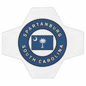 スパルタンバーグサウスカロライナ サッカーボール (フラット)