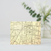 スパルタンブルクSCヴィンテージの地図 ポストカード (スタンド正面)