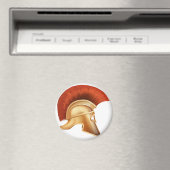 スパルタンヘルメットイラストレーション マグネット (インサイチュ (食洗機))