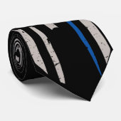 スパルタンヘルメットブルーラインフラグ ネクタイ (ロール)
