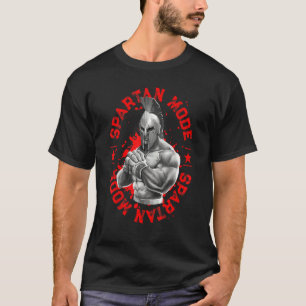 スパルタンモードトレーニングスパルタファイターグラディエーターボシ Tシャツ