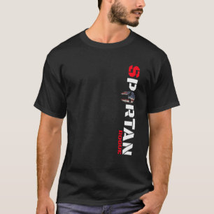 スパルタン戦士ヘルメットタフ男の悪い男T Tシャツ