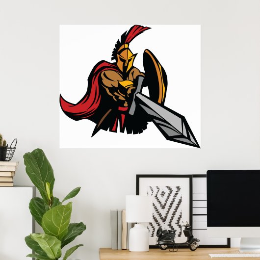 スパルタン ポスター (ホームオフィス)