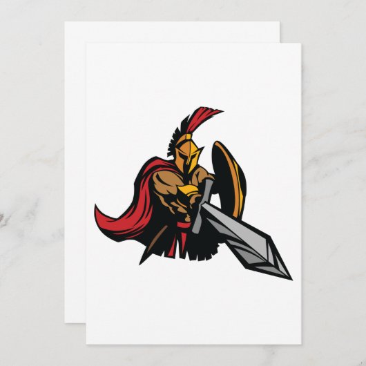 スパルタン 招待状 (正面/裏面)