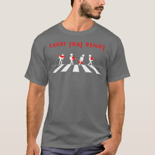 スパルタンOCRアビー道路の交差点その重さ Tシャツ