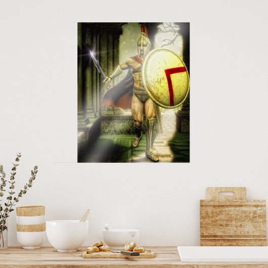 スパルタ侵入者 ポスター (キッチン)