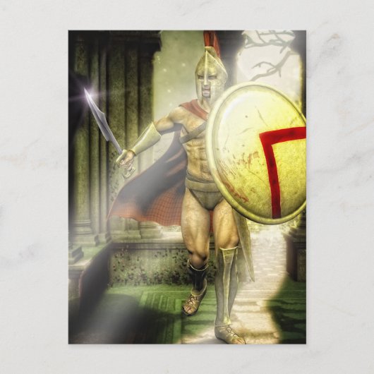 スパルタ侵入者 ポストカード (正面)