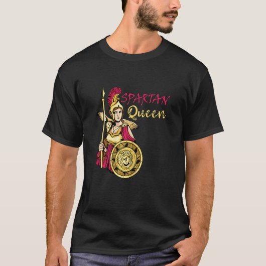 スパルタ女王スパルタ戦士グラディエーターソルジャーレオ Tシャツ (正面)
