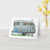 スパルタ式のキャンピングカートレーラーRV カード (黄色い花)