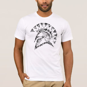 スパルタ式のヘッドデザイン Tシャツ