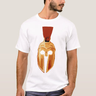 スパルタ式のヘルメット Tシャツ