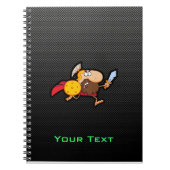 スパルタ式の剣闘士; お洒落 ノートブック (正面)