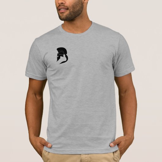 スパルタ式の戦術的な乗組員のTシャツの小さいヘルメット Tシャツ (正面)