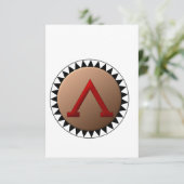 スパルタ式の盾の招待状 招待状 (スタンド正面)