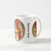 スパルタ式の精神のマグ コーヒーマグカップ (正面右)