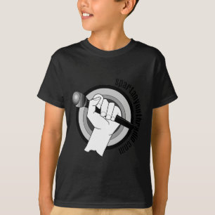 スパルタ式の青年ラジオの画像的なロゴ Tシャツ