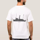 スパルタ式蒸気の引っ張り Tシャツ (裏面)