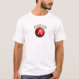 スパルタ式Shield/AR-15 Molon Labe Tシャツ