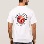 スパルタ式Shield/AR-15 Molon Labe Tシャツ (裏面)
