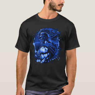 スパルタ神話の筋肉スパルタトレーニングギリシャのグラ Tシャツ