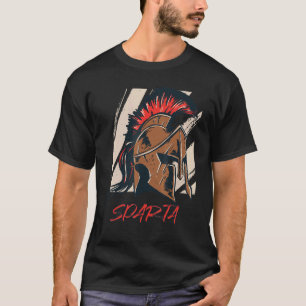 スパルタ ヘルメット グラディエーター スパルタ人 戦士 古ギ Tシャツ