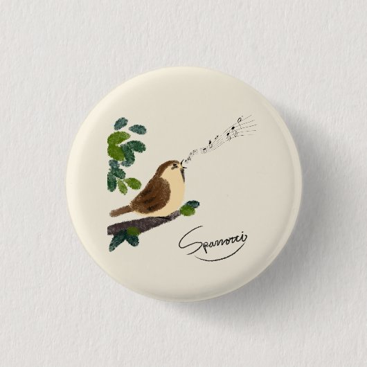 スパルロッティ！スパロッティ! 缶バッジ (正面)