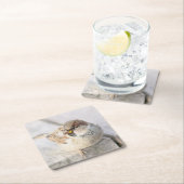 スパロウ島 – 大西洋の向こう スクエアペーパーコースター (インサイチュ)