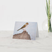 スパローのノートカー感動的ドを見る カード (正面)