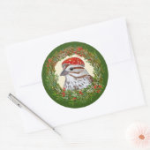 スパローの休日のシールを表示する ラウンドシール (封筒)