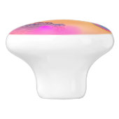 スパローカラフルとレインボーバブル セラミックノブ (側面)