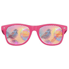 スパローカラフルとレインボーバブル レトロサングラス