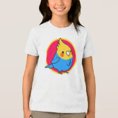 スパローカートンキッズTシャツ トライブレンドTシャツ (正面)