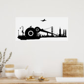 スパローシティ飛行機ポスター – Colossal ポスター (キッチン)