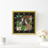 スパローズ スクエア壁時計 (ホーム)