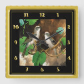 スパローズ スクエア壁時計 (正面)