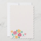 スパローフラワー招待状 招待状 (裏面)