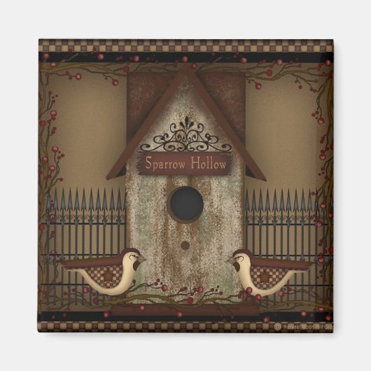 スパロー中空磁石 マグネット (正面)