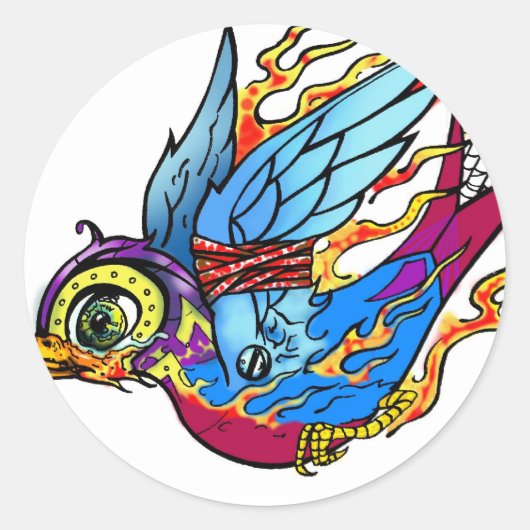 スパロー伝統的シール ラウンドシール (正面)